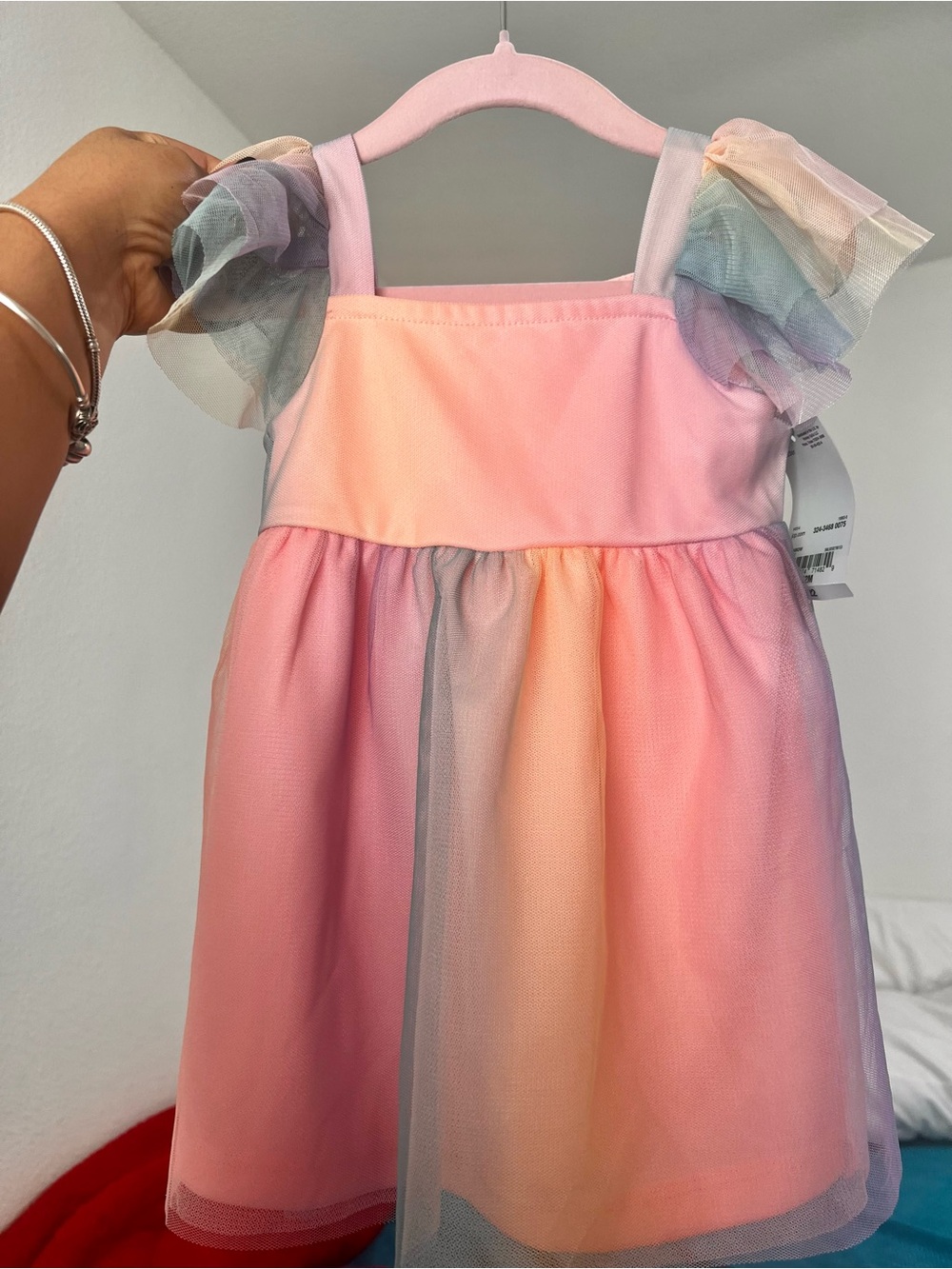 okie dokie Pastel Pink Tulle Dress